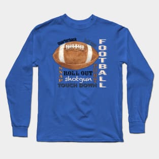 Football Art Long Sleeve T-Shirt